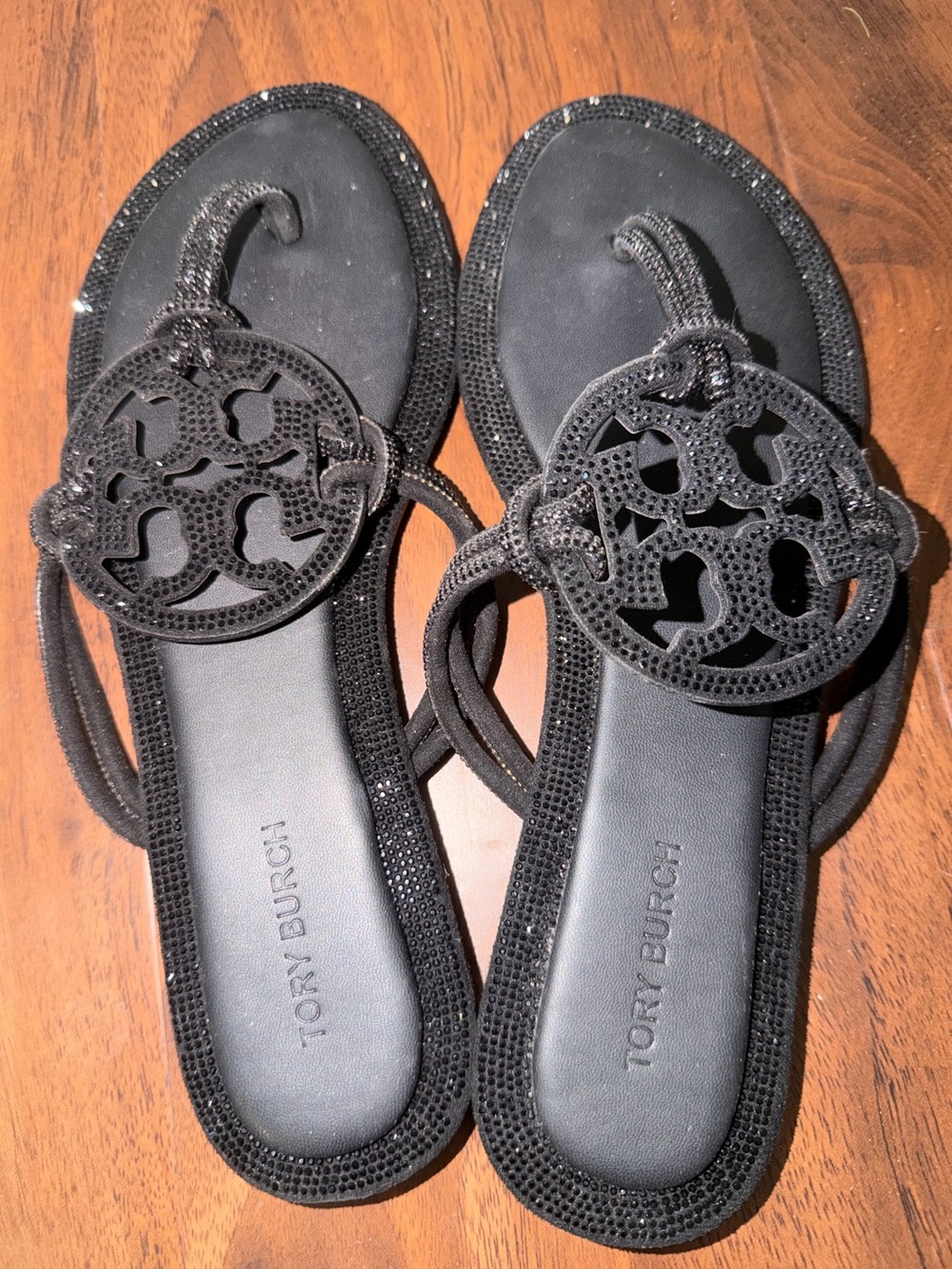 Tory Burch Miller Pavé Knotted Sandals - Picture 3 of 10